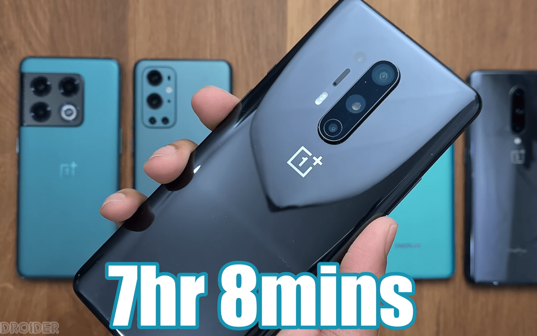 五代一加手机续航测试，一加10Pro表现最好，但彼此差距并不大