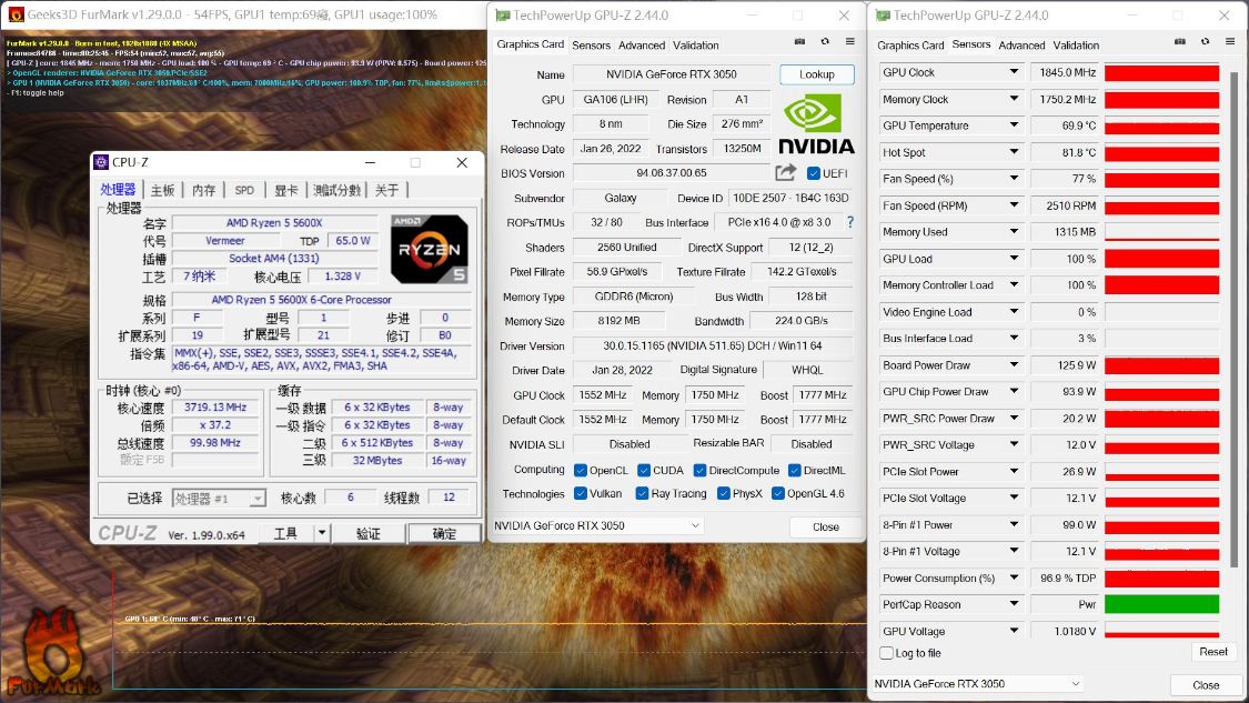 特能装的itx小机箱乔思伯vr3搭配影驰rtx3050mini显卡装机分享