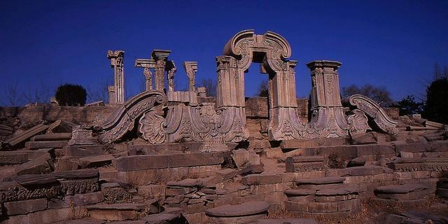 文案圆明园古代与现代对比变化真的很大