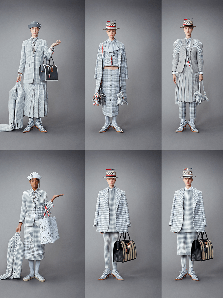 增加了 Thom Browne 2022度假系列，疯狂的女性主张，古怪时髦的褐色风格