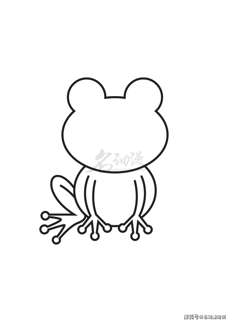 怎么绘画动物青蛙