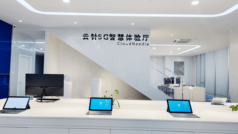 杭州余杭区人社局副局长励波与科技口莅临云针科技参观指导