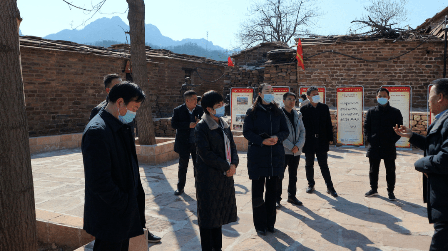 馆陶县副县长宋理达一行到信都区实地考察农村宅基地改革工作