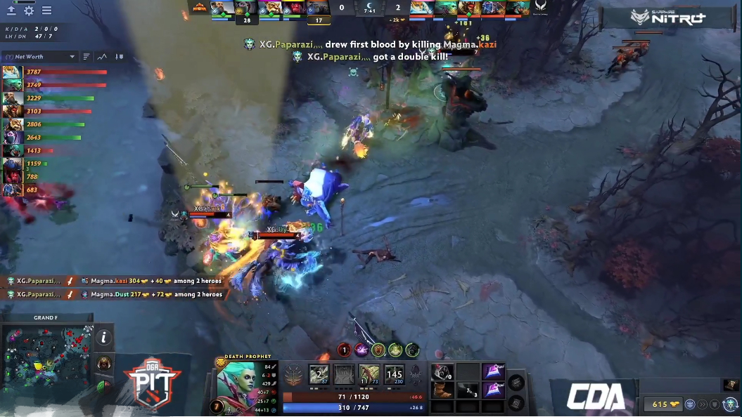 原创dota2xg横扫magma斩获冠军银河战舰正式起航辅助双子星nb