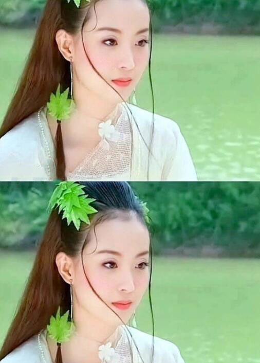 女神以前的古装造型有多美，白飞飞的廉价发饰，都能美得惊心动魄！