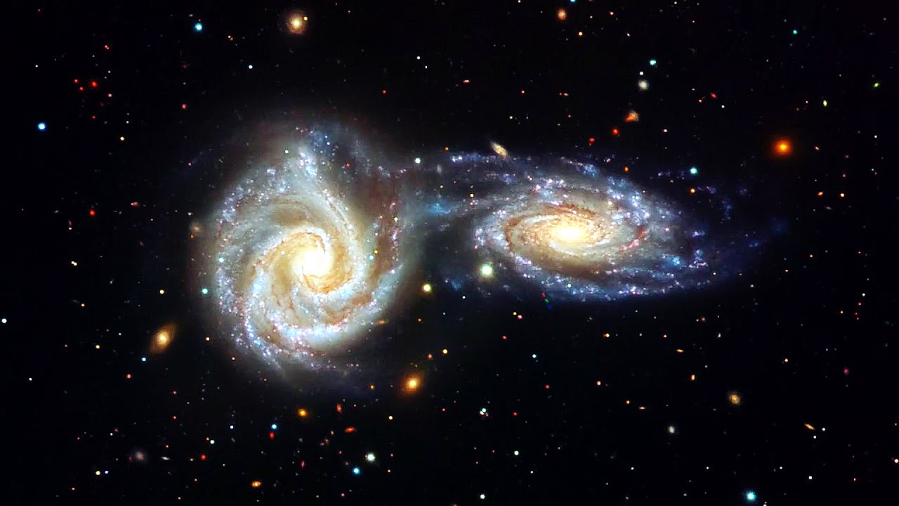 仙女系和银河系碰撞图片