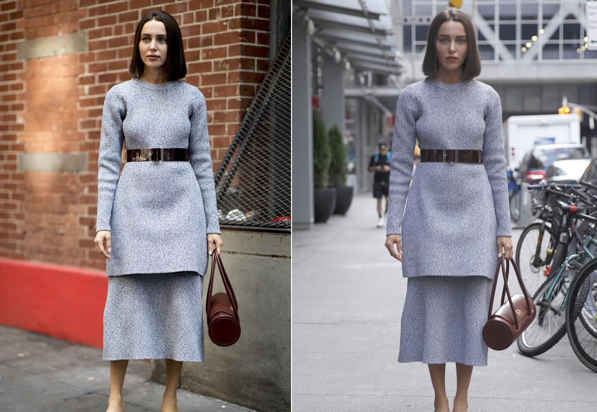 毛衣 穿什么毛衣潮？长过臀部的大毛衣很不错，温暖百搭很有格调.