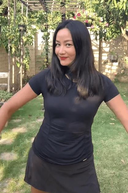 原创49岁超模瞿颖发福大变样肚腩明显不见腰皮肤黝黑被嘲像大娘