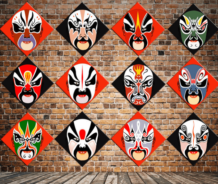 中华瑰宝川剧脸谱瞬息之间展现内心百态