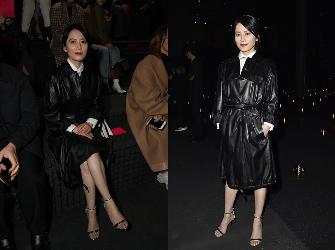 黑色 俞飞鸿是怎么保养的？51岁了皮肤也不差，穿搭减龄像30来岁似的