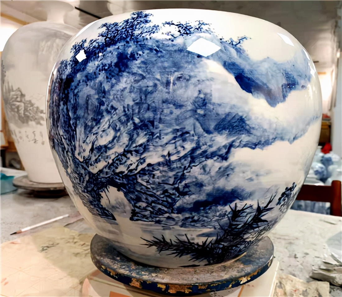 现代瓷器大师——王田_陶瓷_作品_工笔