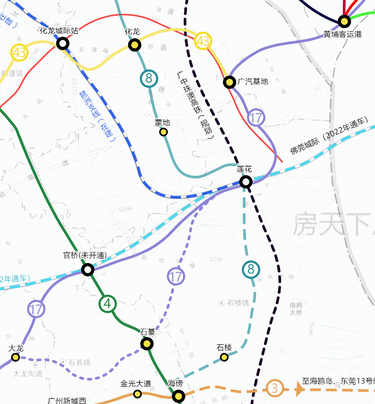 未来5年番禺区有这些地铁城际建成通车