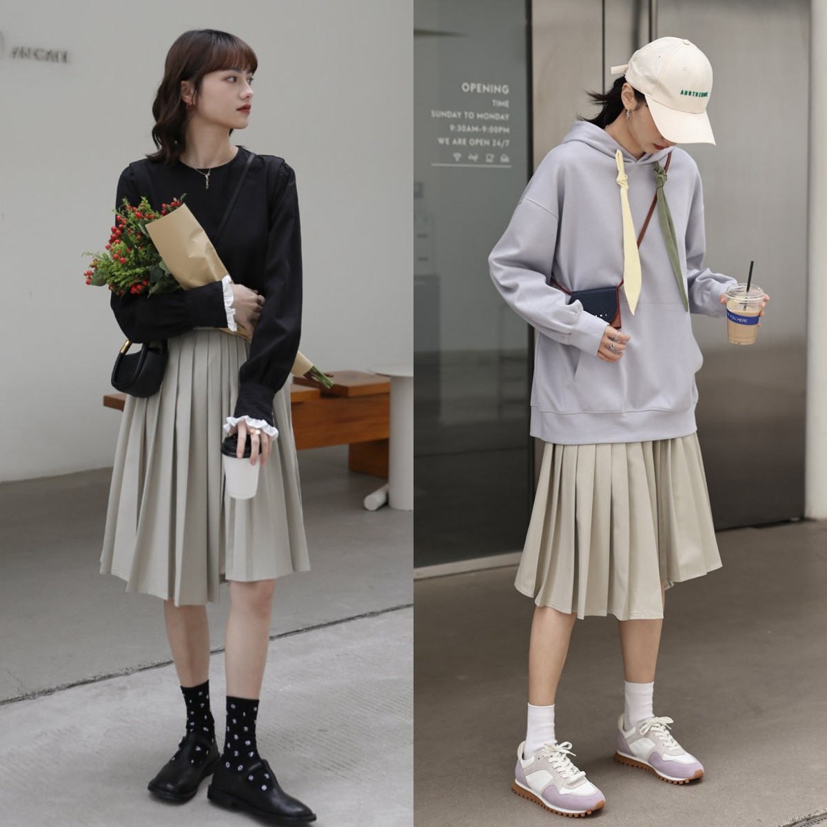 下装 卫衣不一定要配牛仔裤,试试搭这7款“下装”,穿出个性时髦感