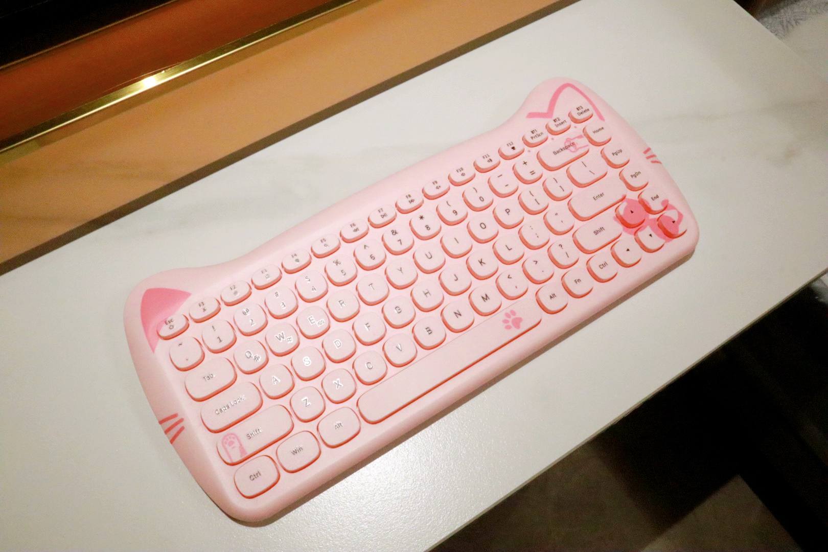 女生最想要的萌萌哒键盘黑爵3060i无线蓝牙键盘体验