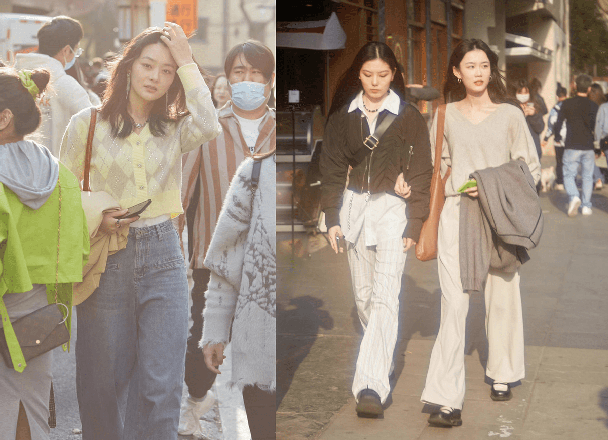 显得 原来上海女孩这么会穿！不用奇装异服就很好看，时尚感“一绝”