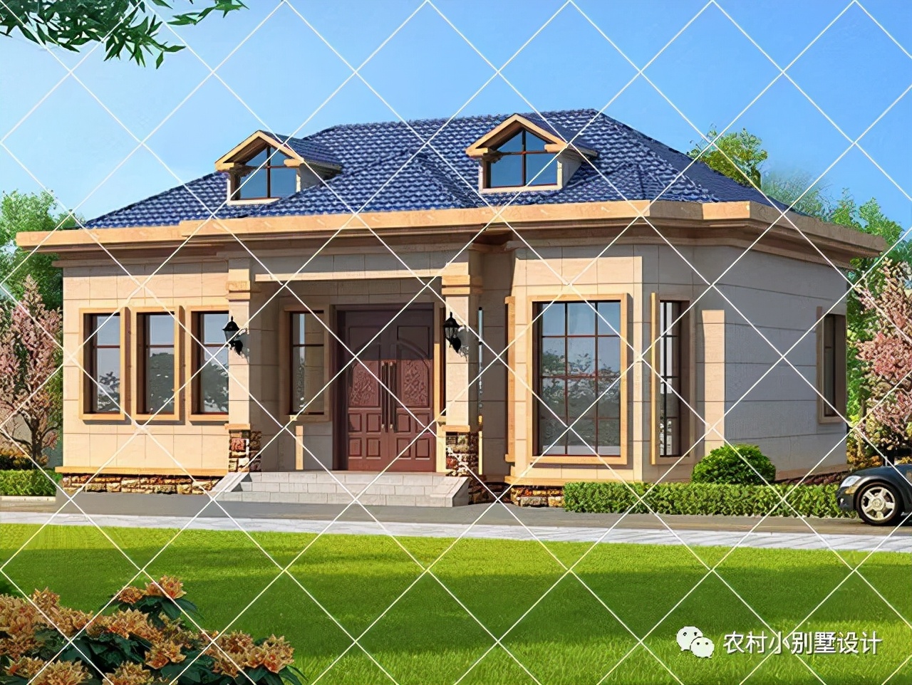 2022年养老房的最佳选择38款一层农村别墅主体造价均不超20万