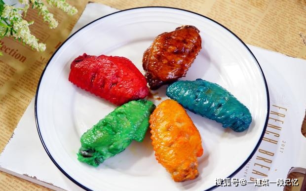 原创小暑节气我给孩子做的彩虹鸡翅5种口味完胜可乐鸡翅吃嗨了