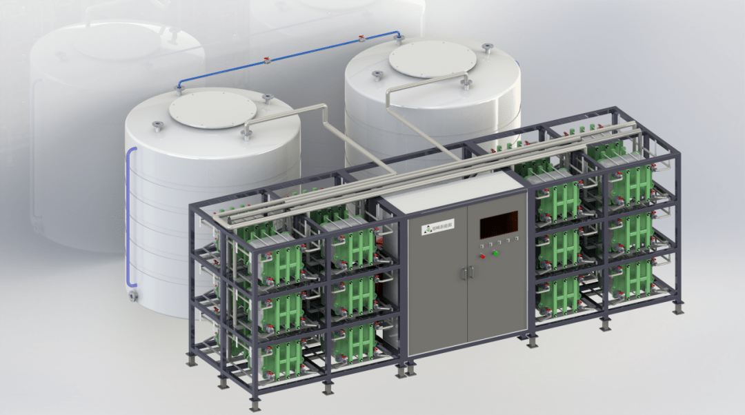 湖南银峰专注于新型大功率大容量储能产品全钒液流氧化还原电池储能