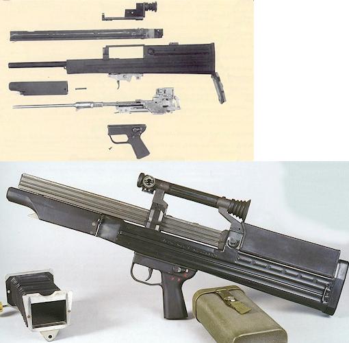 原创太厉害了世界一流突击步枪g11突击枪的射速居然达每分钟2000发