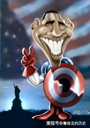 根本不把总统当干部美国漫画家笔下的奥巴马被人恶搞