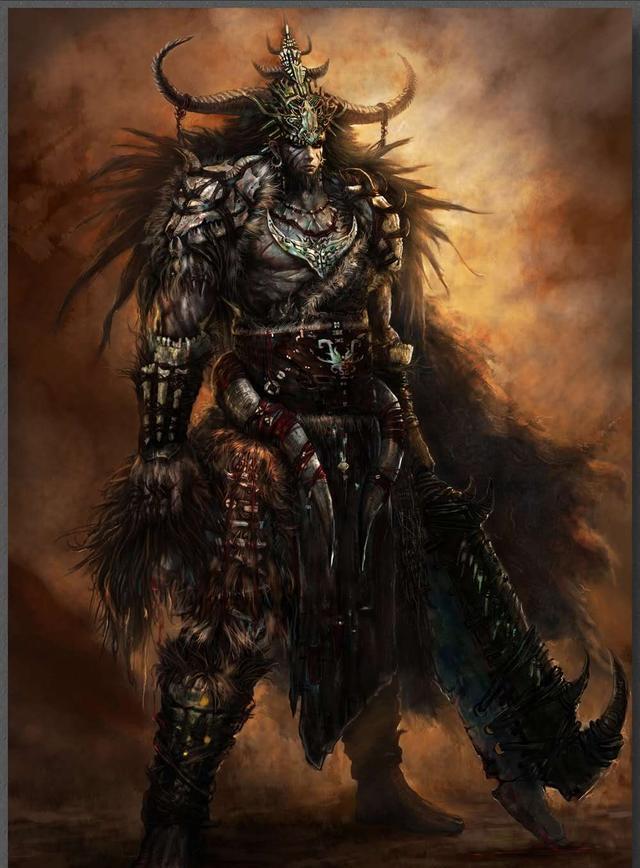 最后说一下,在近代以前,蚩尤的形象多为半人半兽的上古神明.