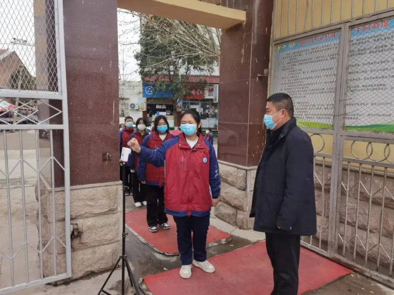 柘城县实验中学教育集团开展疫情防控应急演练