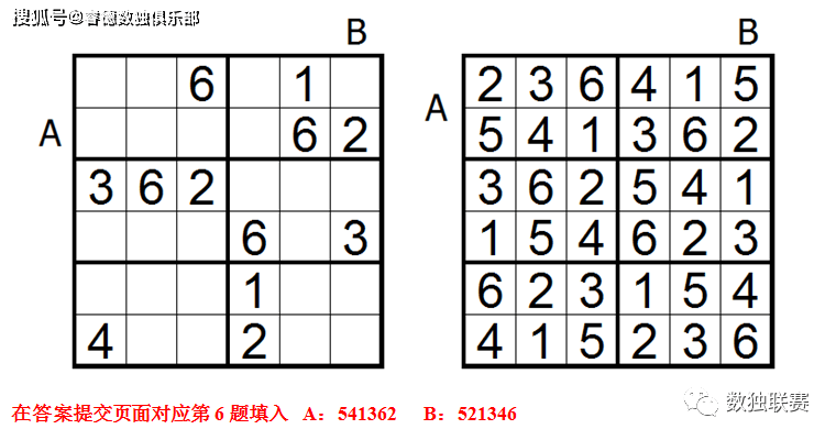 睿德杯數獨比賽之初級賽題型說明_格內_數字_空白