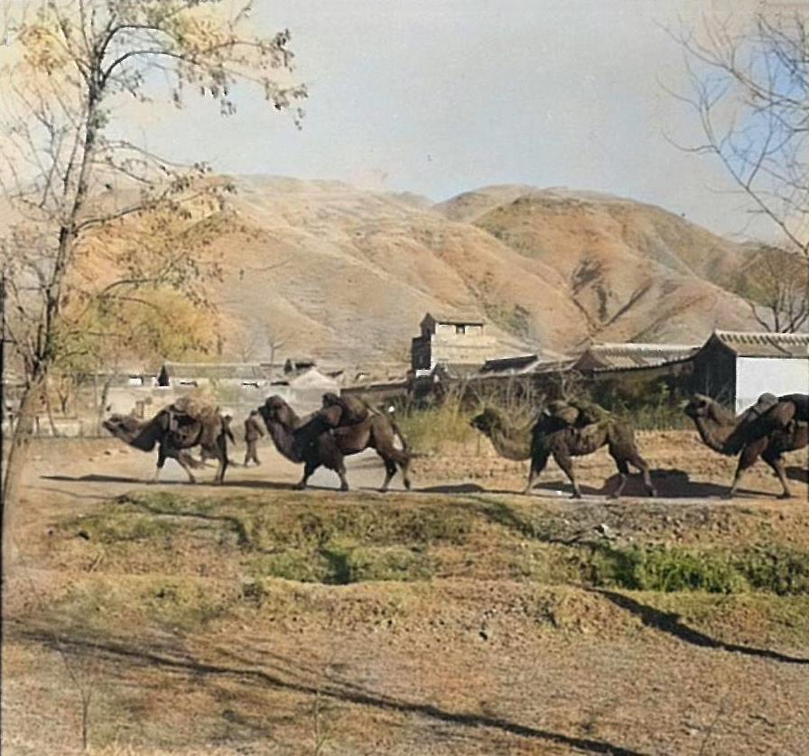 北京门头沟1940年12月的门头沟三家店老照片