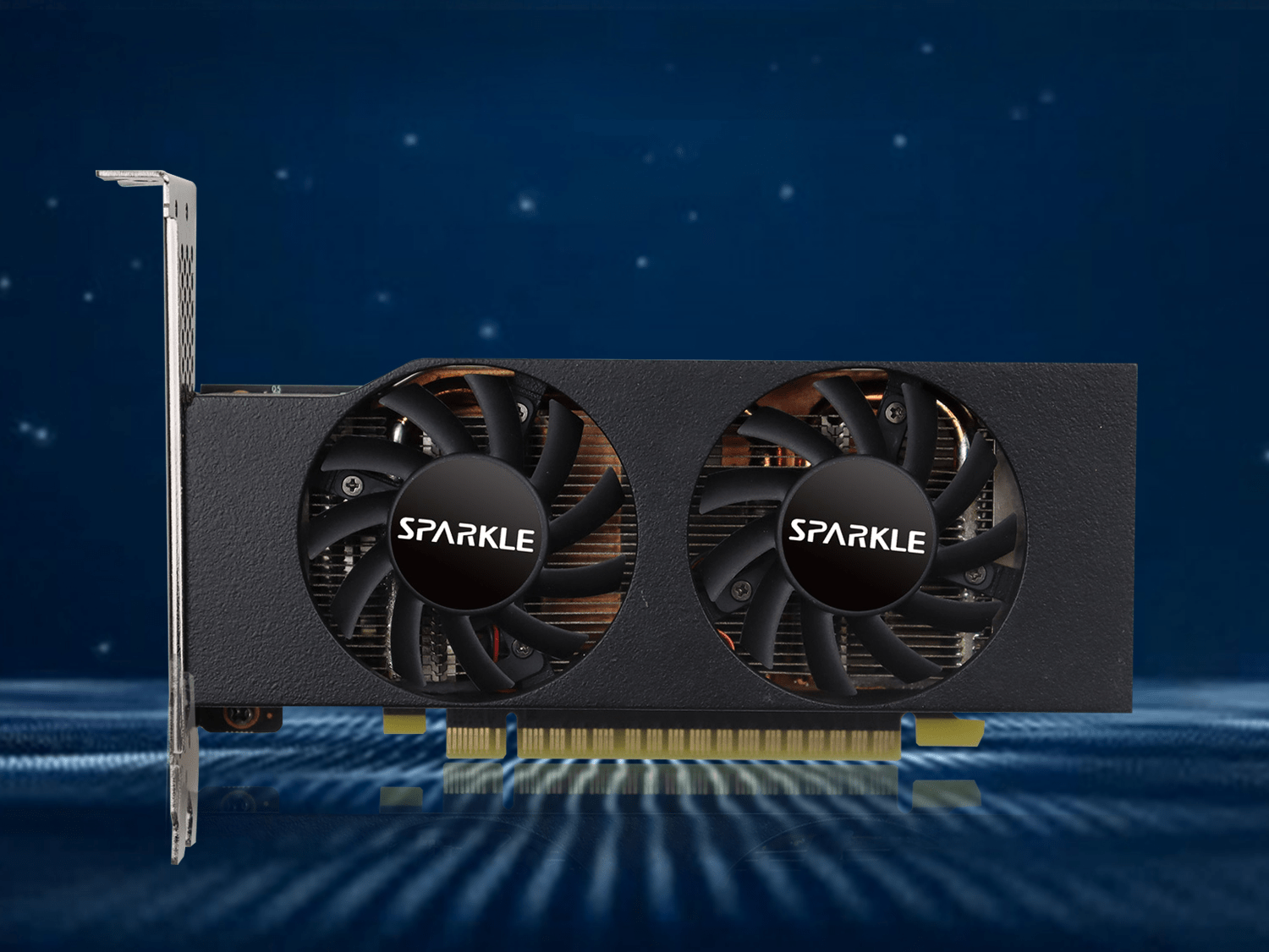 老牌厂商再次归来,sparkle推出gtx1650 4gd6双风扇半高显卡_散热器