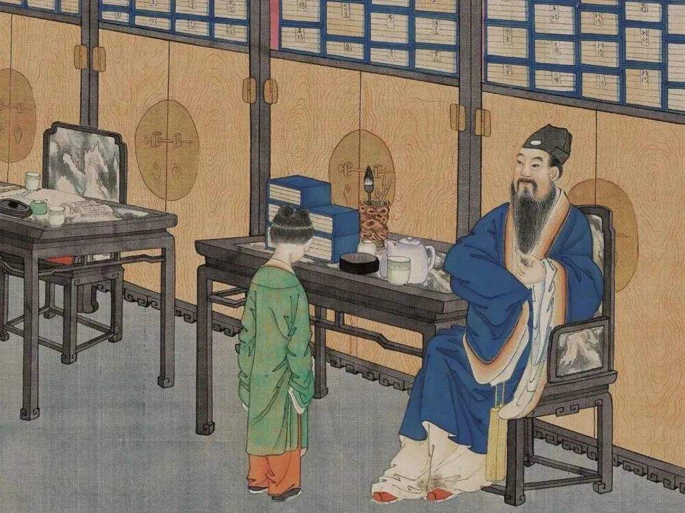 父亲死后,他就搬出了国公府,自立门户.贾代儒的地位不高.