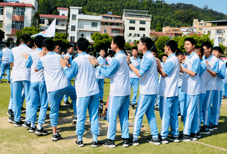 点燃激情决胜中考2022年广州市南沙第一中学中考百日誓师大会