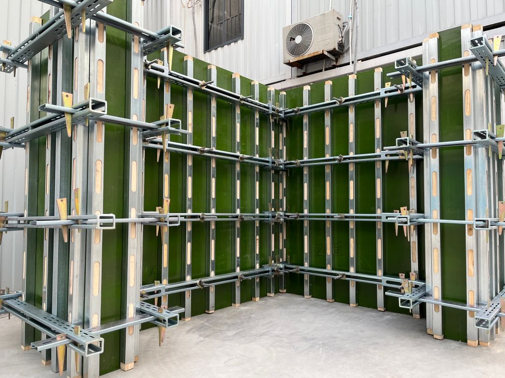 新型剪力墙模板支撑,建筑施工企业的福音 -- 中弘模架集团_加固_体系