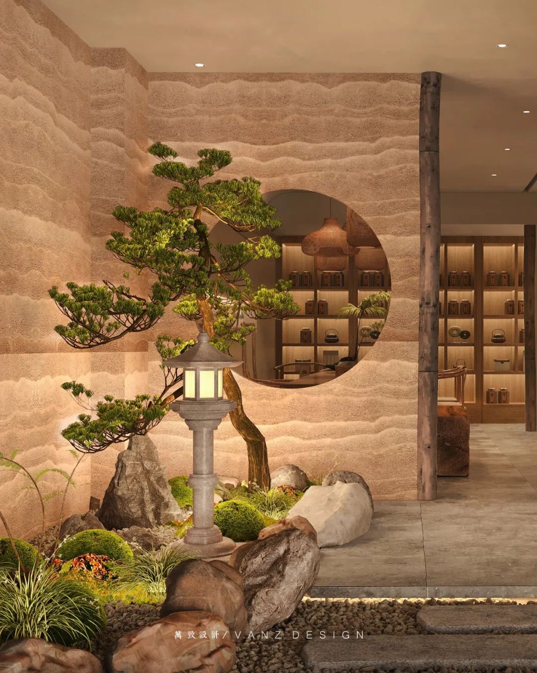 80㎡私人茶室设计爱茶者心之所向