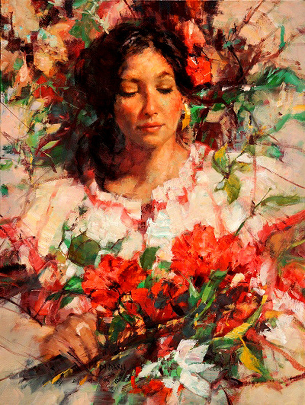 色彩光影搭配的静物和人物画作看着真是一种享受美极了