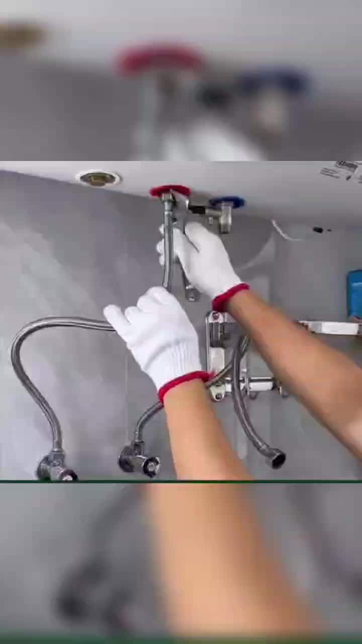 电热水器清洗全流程,看过视频的人都学会了_流程_电热水器_视频