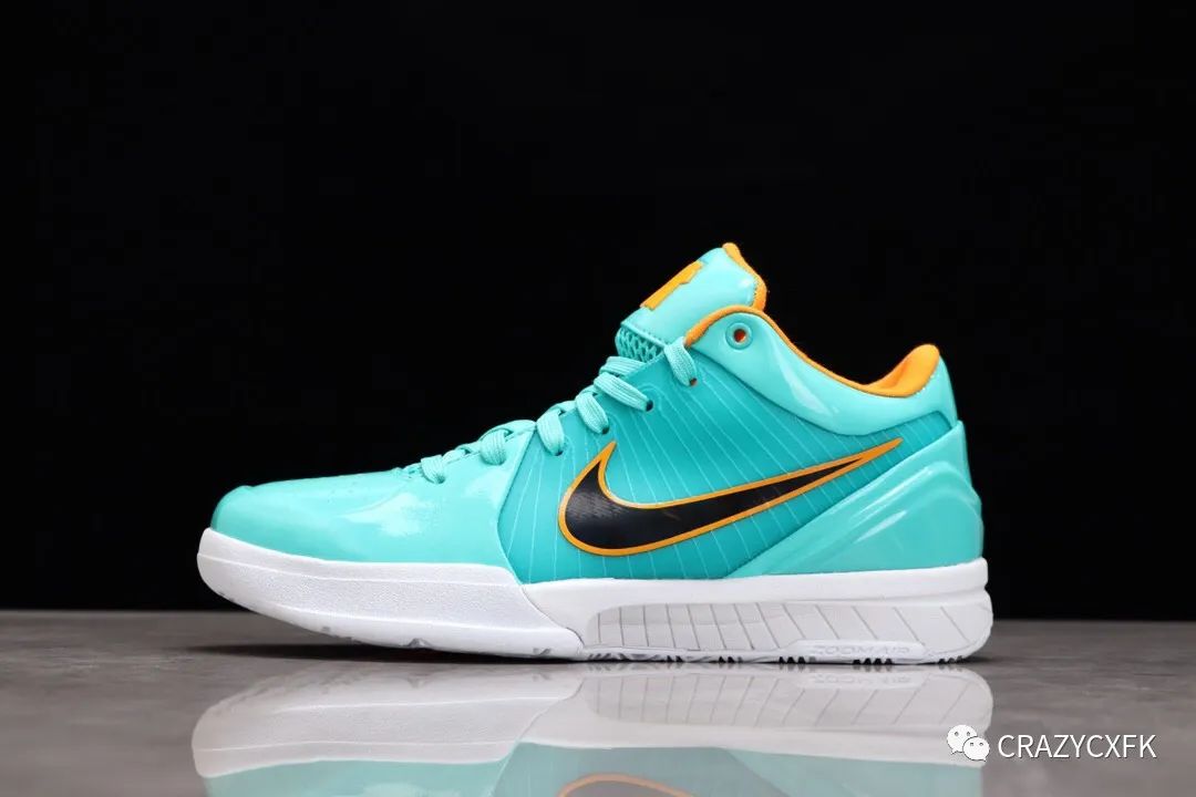 zoomkobe4protroxundefeatedspurs耐克科比四代zk4湖水绿低帮篮球鞋