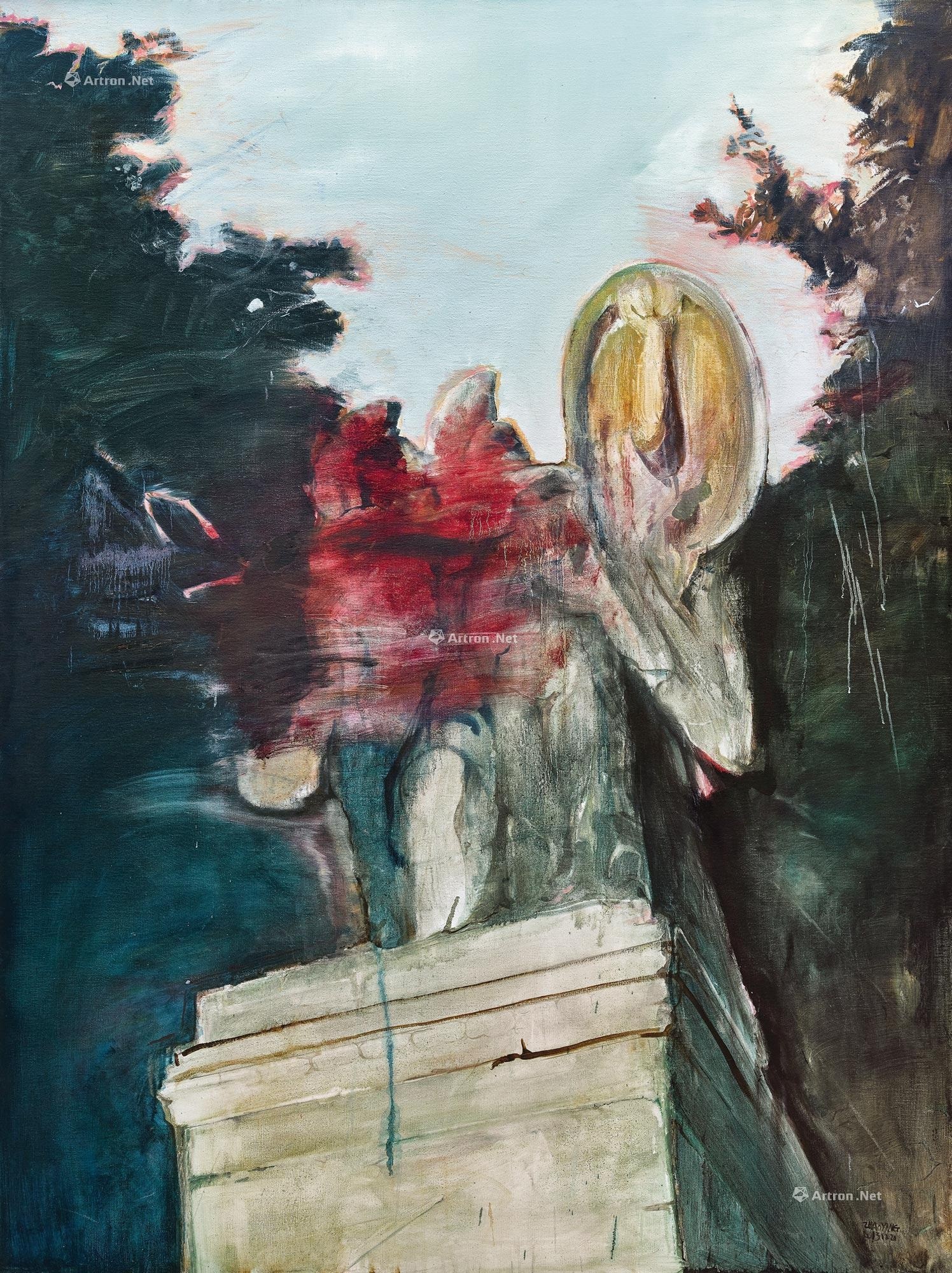 油画 200×150cm 2013年作赵洋《沉默者》top 30北京保利2021春拍成交