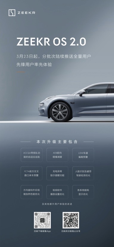 ZEEKR OS 2.0详解，59项功能优化