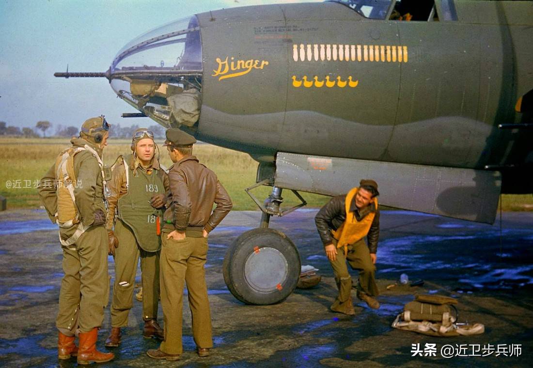 彩色中的二战战机:蓝天中的激战之鹰_美军_轰炸机_英国空军