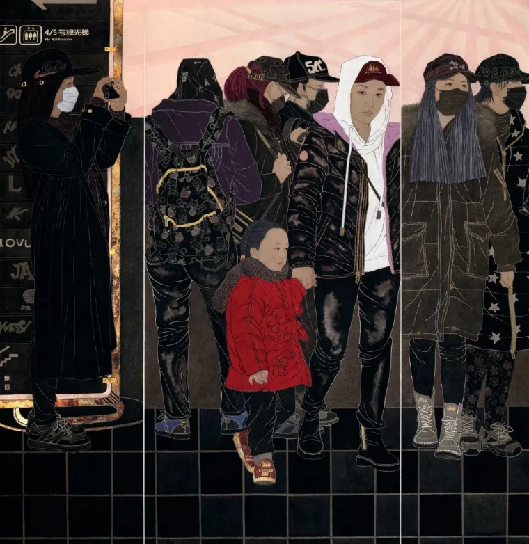 今日分享2022第九届中国北京国际美术双年展中国作品