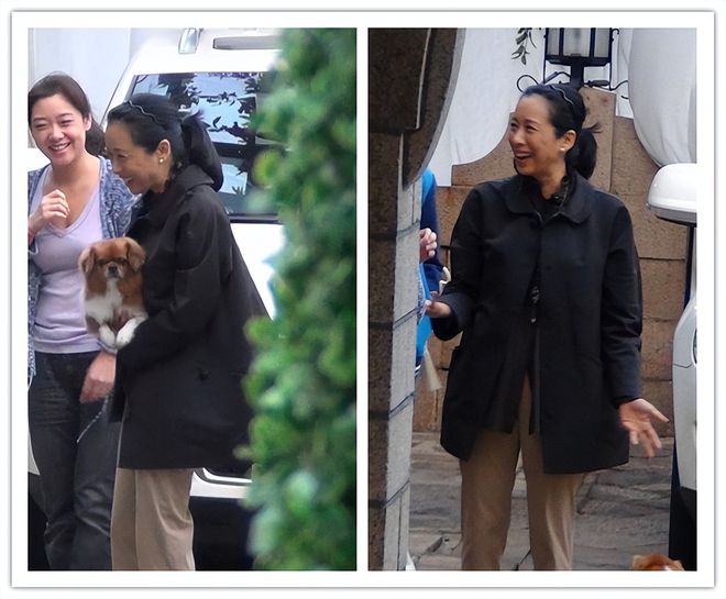 郭晶晶 不愧是郭晶晶的婆婆，朱玲玲都60多了，穿搭还是很低调不装嫩