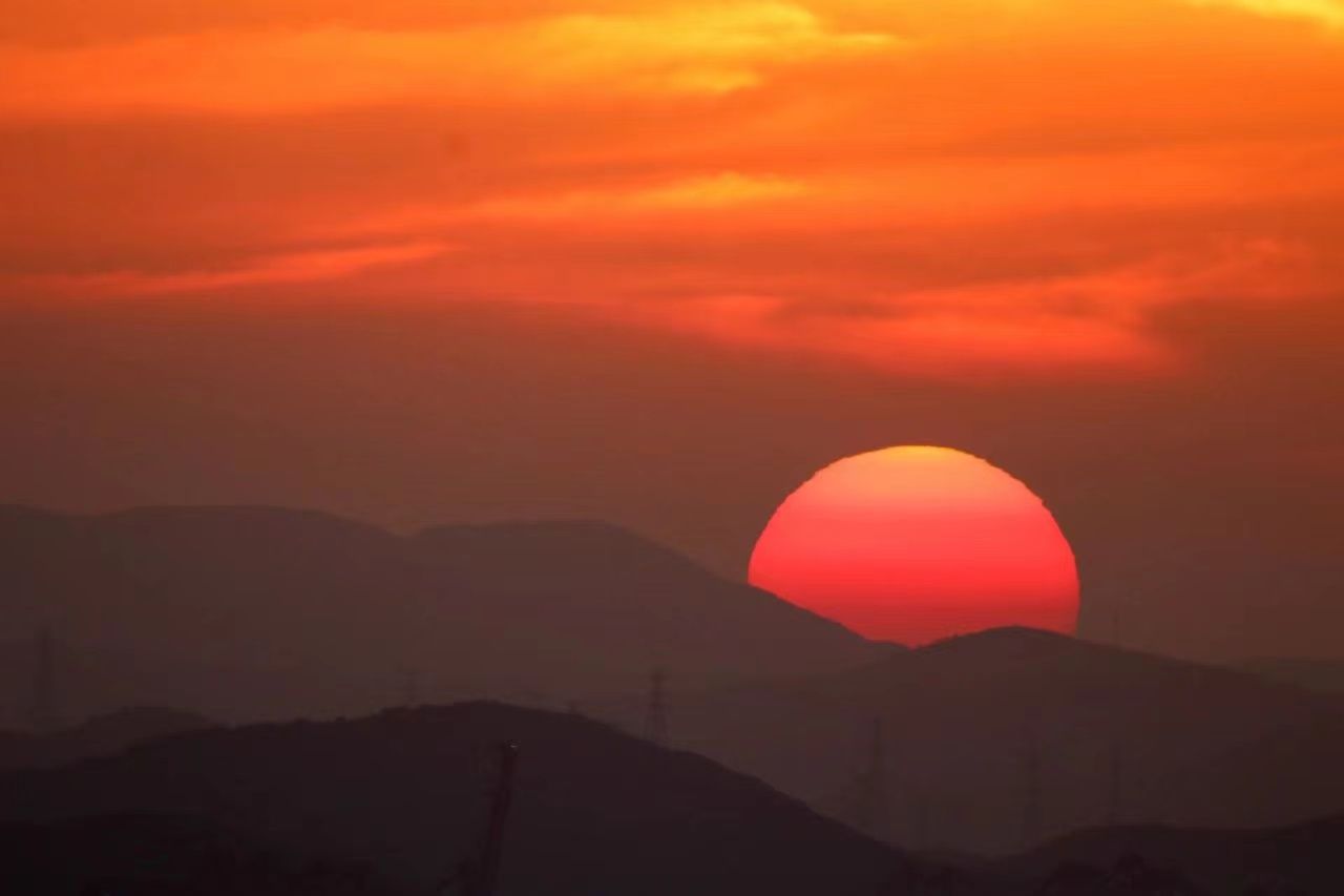 成都落日夕阳的拍摄大法！成都摄影培训告诉你！