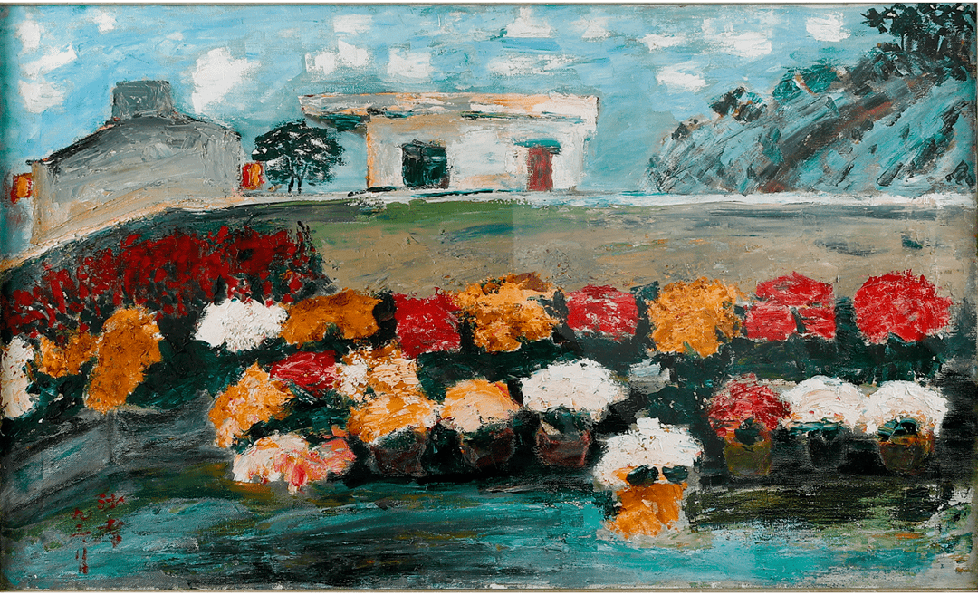 四月月拍丨观沙耆晚年力作感静秋之美