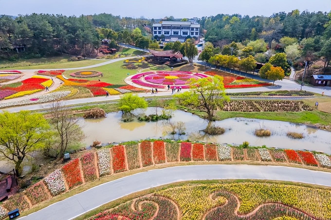 原创武汉有一处木兰花乡环境秀美花开正当时是春游踏青的好去处