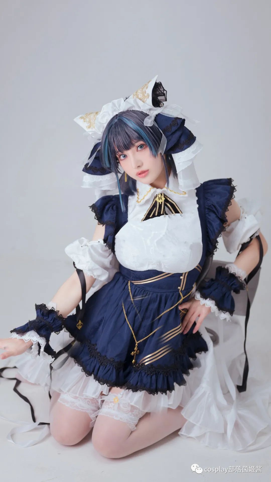 cos碧蓝航线女仆私房柴郡cos正片婉yue