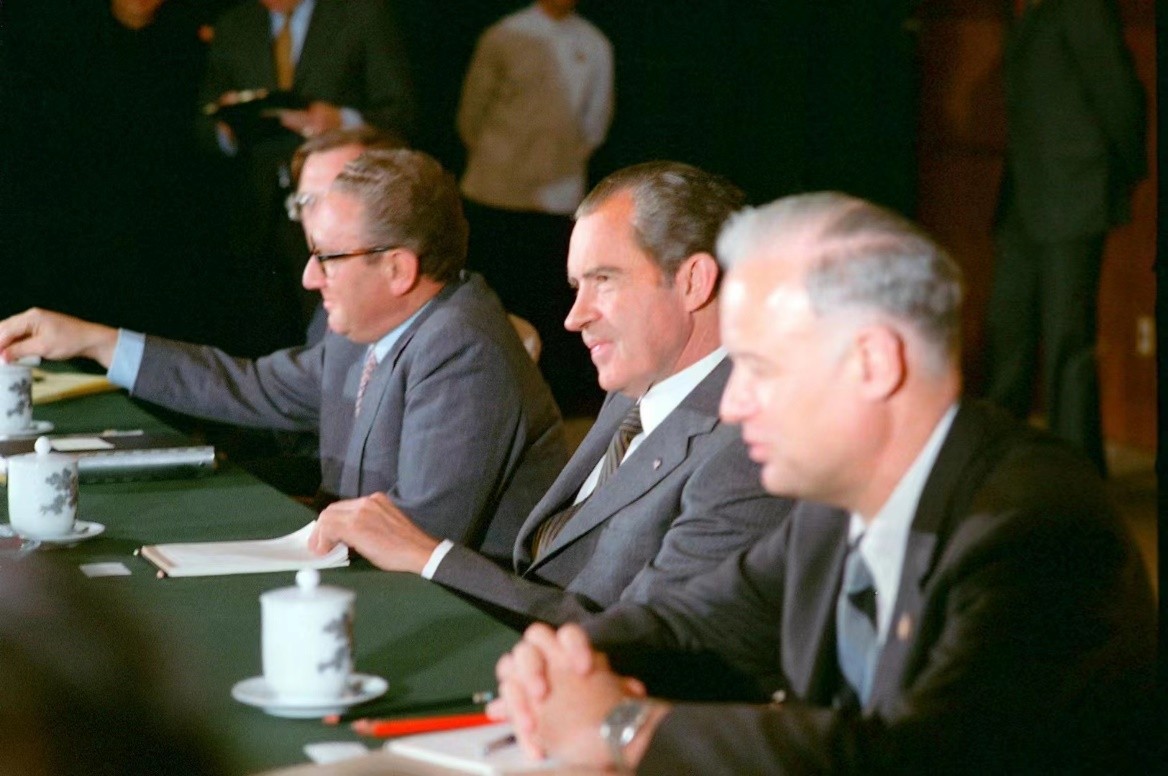 1972年尼克松访华,2月27日美方主办了答谢晚宴,以对中国的盛情款待
