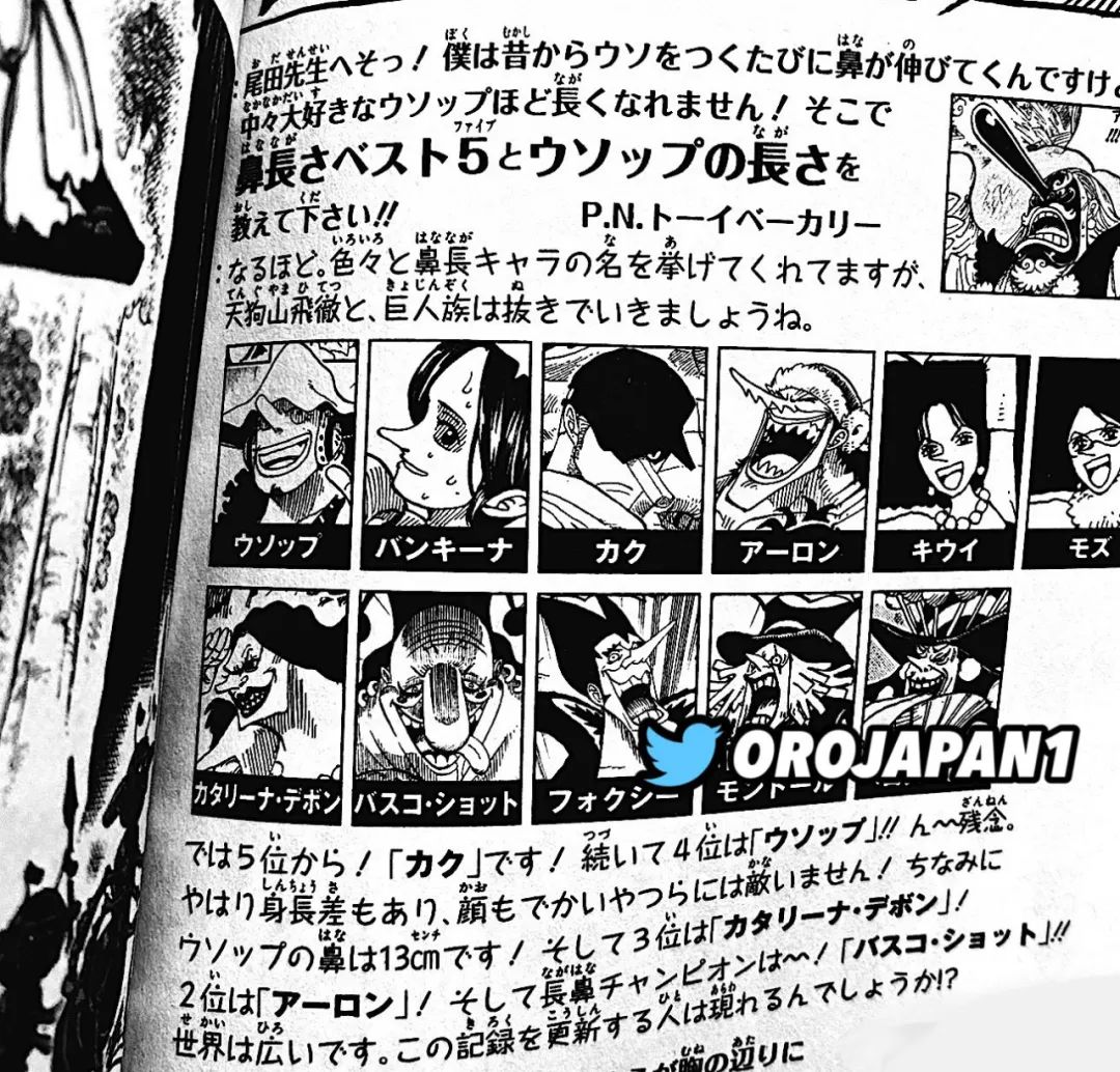 原创海贼王sbs资料乌索普武器拟人化揭秘基德海贼团全员亮相