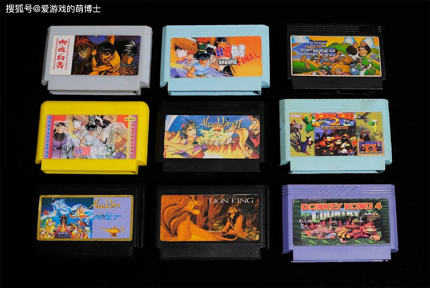 玩家收集任天堂游戏卡带进行拼图创作顺便打破吉尼斯世界纪录