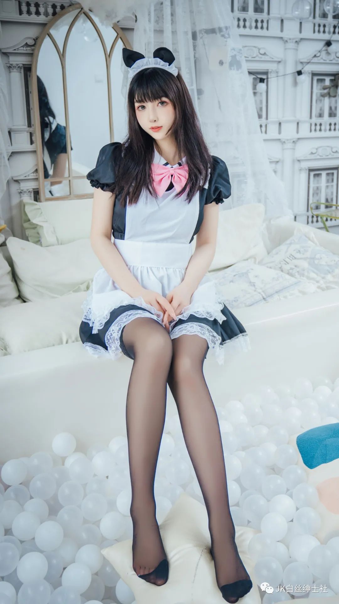 cos日系女仆装猫耳小可爱