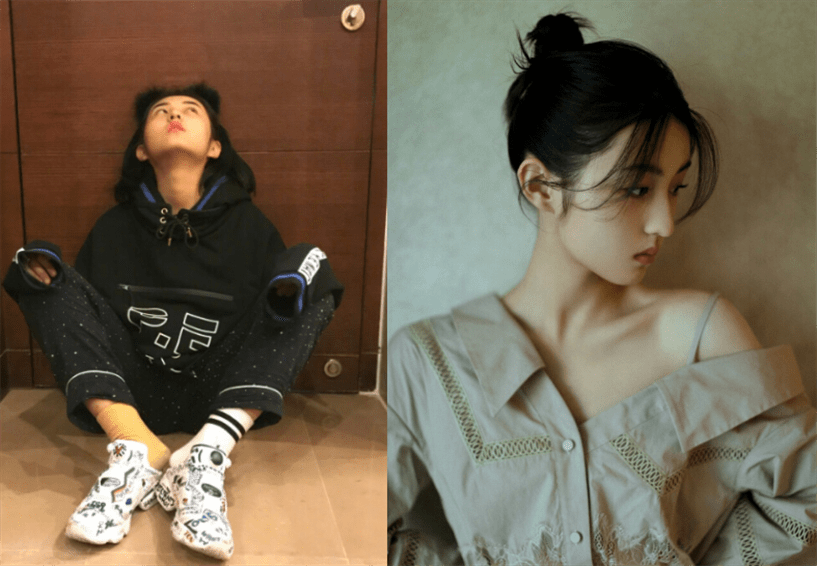 原创25岁鞠婧祎撞衫18岁张子枫看到颜值对比网友并不是年轻就好